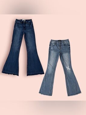 Bundle of 2 Girls Flare Jeans, Size 12